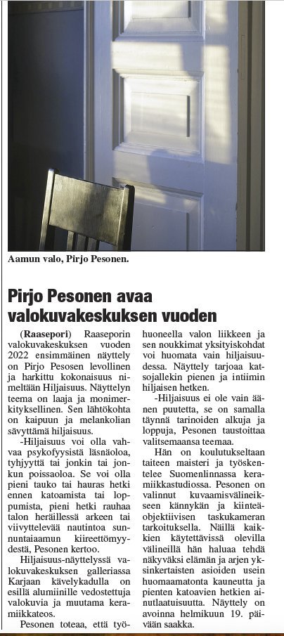 Eu,Etelä Uusimaa 19.1.2022